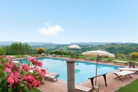Property building, Living room, Swimming pool