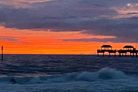 Pool and Stunning Views! Oceanfront Clearwater Condo Apartment in Clearwater Beach
