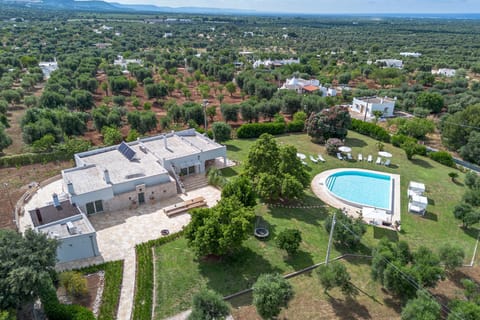 Property building, Natural landscape, Bird's eye view, Pool view
