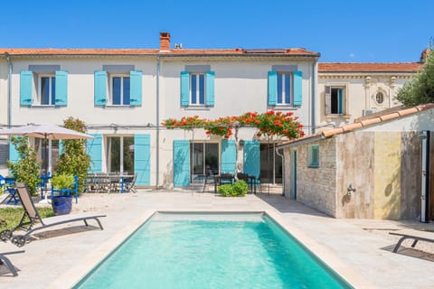 Property building, Patio, Pool view