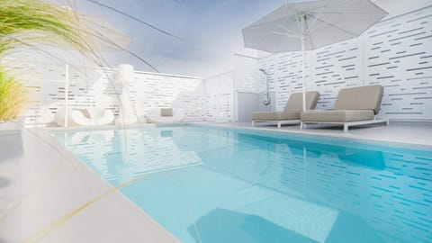 Pool view, Swimming pool, furniture, sunbed