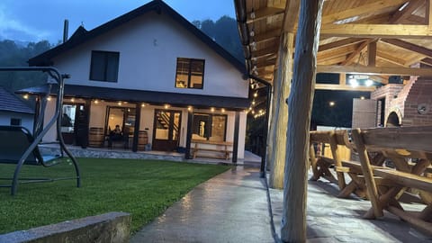 Property building, Day, Night, Dining area