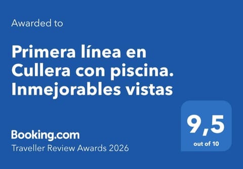 Primera línea en Cullera con piscina. Inmejorables vistas Apartment in Cullera