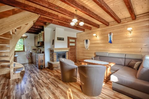 Kitchen or kitchenette, Living room, Seating area, fireplace