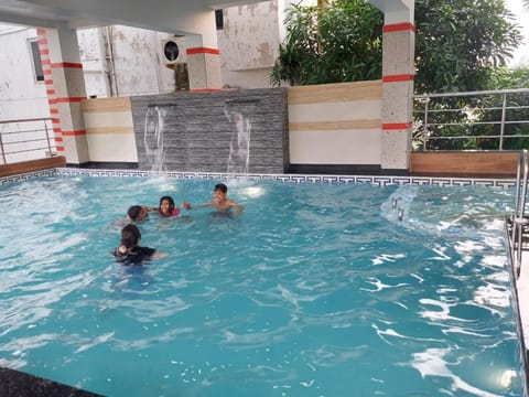 People, Swimming pool, Swimming pool, Family