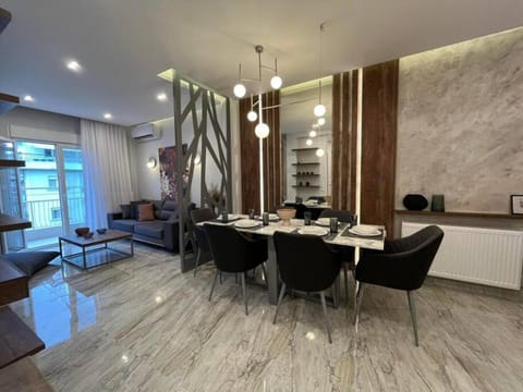 Living room, Seating area, Dining area