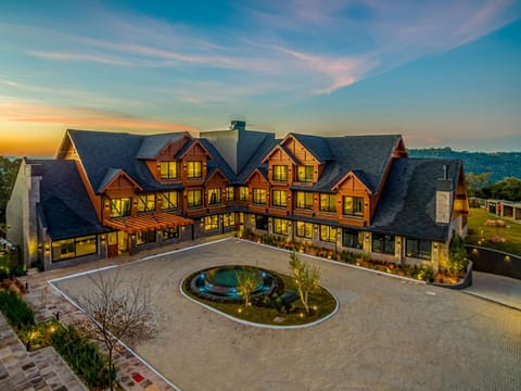 Property building, Facade/entrance, Sunrise