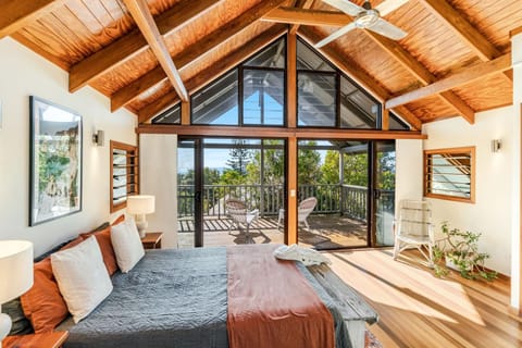 Bed, Day, View (from property/room), Balcony/Terrace, Photo of the whole room, Bedroom