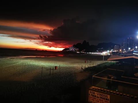 Natural landscape, Beach, Sea view, Sunset