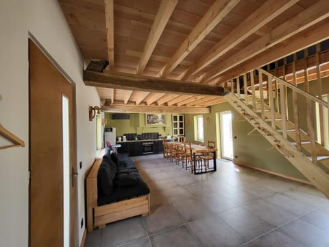 Living room, Communal kitchen