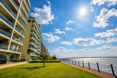 Property building, Day, Natural landscape, Lake view