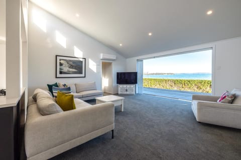 Living room, Seating area, Sea view