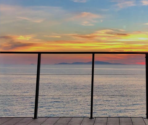 Balcony/Terrace, Sea view, Sunset