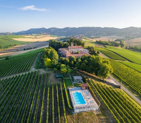 Property building, Day, Natural landscape, Bird's eye view, Pool view, Swimming pool