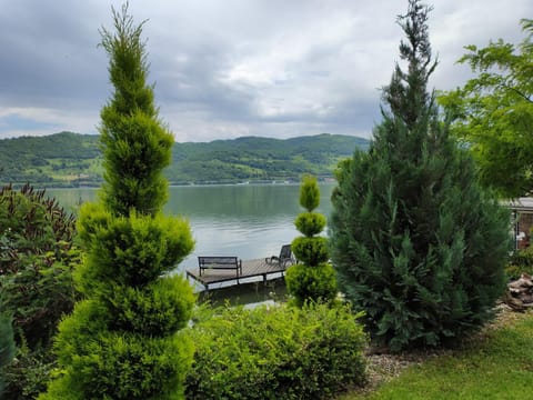 Spring, Natural landscape, Lake view, Mountain view