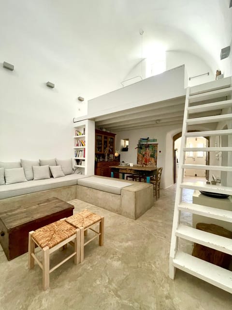 Property building, Living room, Dining area