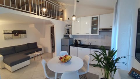 Kitchen or kitchenette, Living room, Dining area