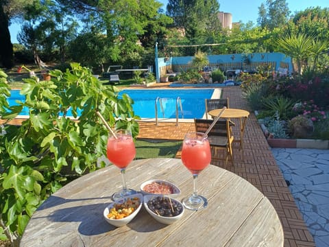 Patio, Landmark view, Swimming pool