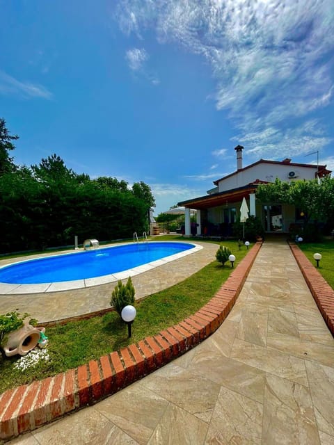 Spring, Garden, Garden view, Swimming pool, sunbed