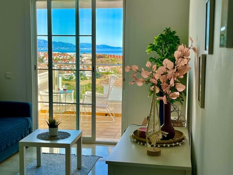 Living room, Seating area, Sea view