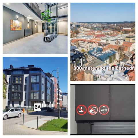 HaPPy Inn VIP, Self Check-In-24x7, A-C, Parking-in-the-underground-Garage Apartment in Vilnius