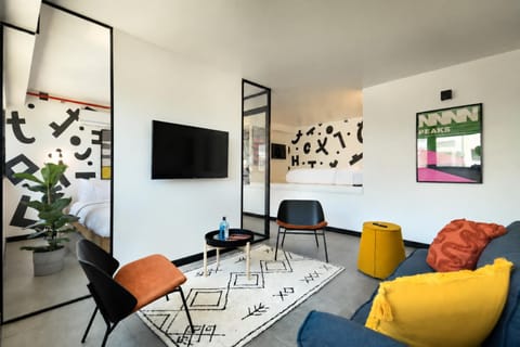 Living room, Bedroom