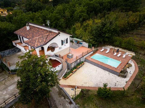 Property building, Day, Bird's eye view, Garden, Garden view, Pool view, Swimming pool, sunbed