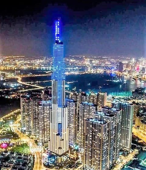 Property building, Nearby landmark, Night, Natural landscape, Bird's eye view, City view, Sea view