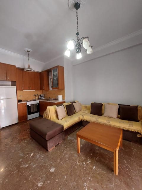 Living room, kitchen