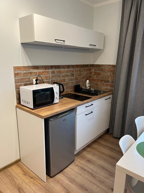 Coffee/tea facilities, Kitchen or kitchenette, stove
