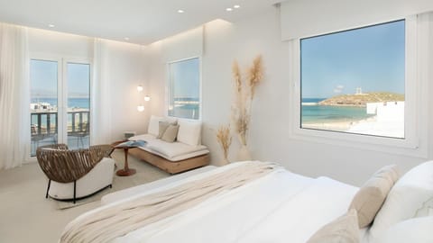 Bed, Photo of the whole room, Sea view