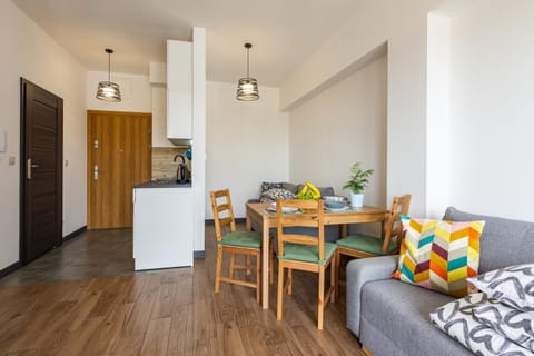 Kitchen or kitchenette, Living room, Seating area, Dining area, minibar, pet friendly