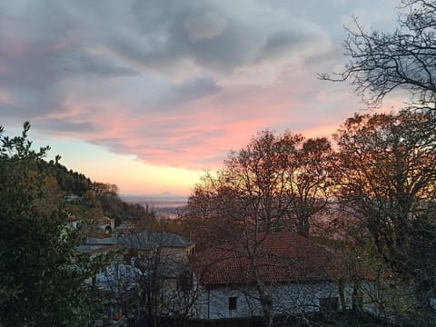 Natural landscape, View (from property/room), Mountain view, Sunset