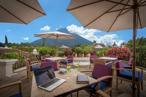 Patio, Day, Natural landscape, Balcony/Terrace, Garden view, Mountain view