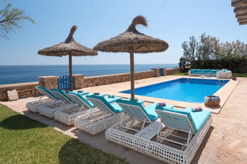 Property building, Living room, Swimming pool