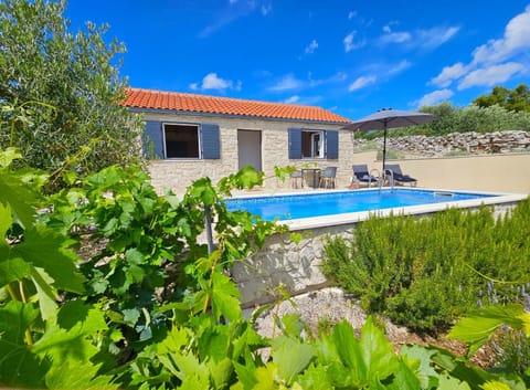 Stone house in vineyard House in Račišće