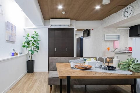 Dining area, air conditioner