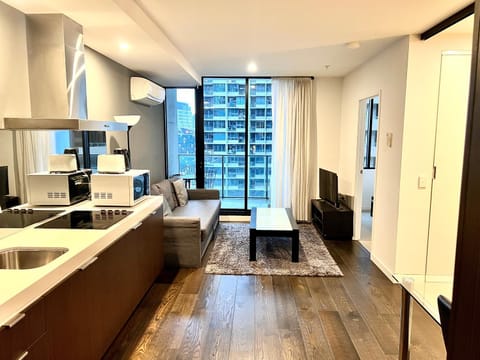 Kitchen or kitchenette, Living room