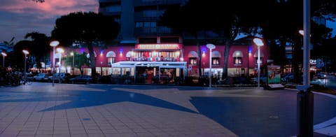 Property building, Night, Property logo or sign, City view, Location