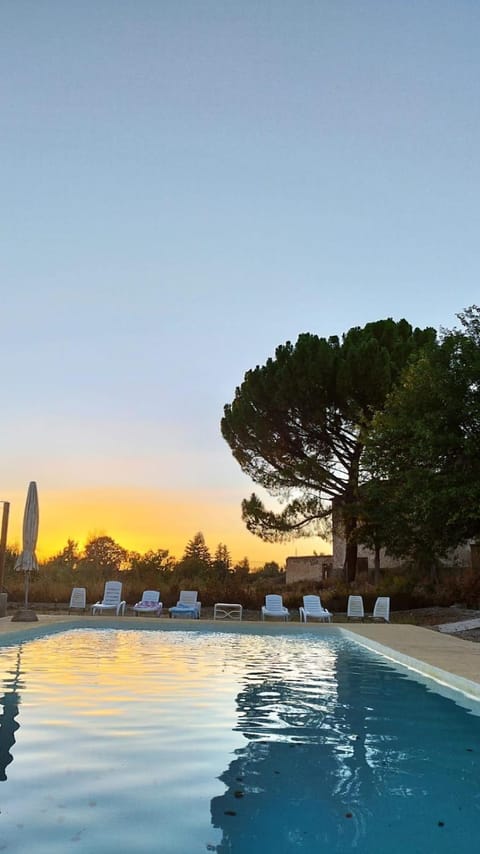 Off site, Natural landscape, Swimming pool, Sunset