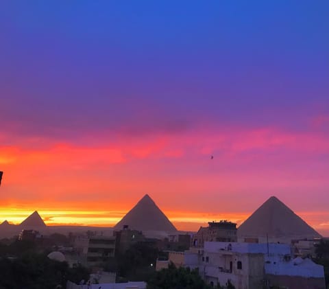 Nearby landmark, Natural landscape, Sunset