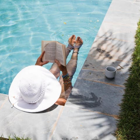 Day, Pool view, sunbed