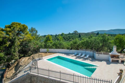 Spring, Day, Natural landscape, Mountain view, Pool view, Swimming pool, sunbed