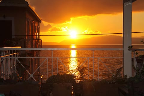Natural landscape, Balcony/Terrace, Sea view, Sunset
