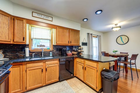 Walk to Owasco Lake Auburn Home with Hot Tub House in Cayuga Lake