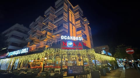Property building, Night, Location