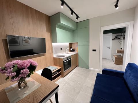 TV and multimedia, Kitchen or kitchenette, Living room, Seating area, Dining area