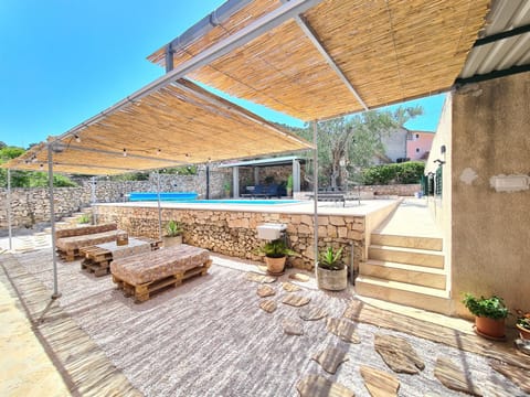 Patio, Day, Seating area, Pool view, Swimming pool, sunbed