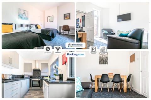 Kitchen or kitchenette, Living room, Dining area, Bedroom