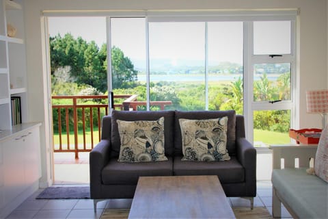 Living room, Seating area, Garden view, Sea view